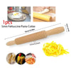 Gnocchi Board Set Italian Pasta Making Tools with Ravioli Stamp and Cutter for Homemade Cavatelli Garganelli Fettuccine