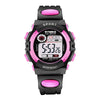 Electronic Children’s Sport Watch Colorful LED Digital Clock 3ATM Waterproof Alarm Wristwatch for Boys and Girls