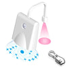 Rechargeable Motion Sensor LED Toilet Night Light – Waterproof RGB Backlight with 108 Colors & Floor Projection (USB-C)