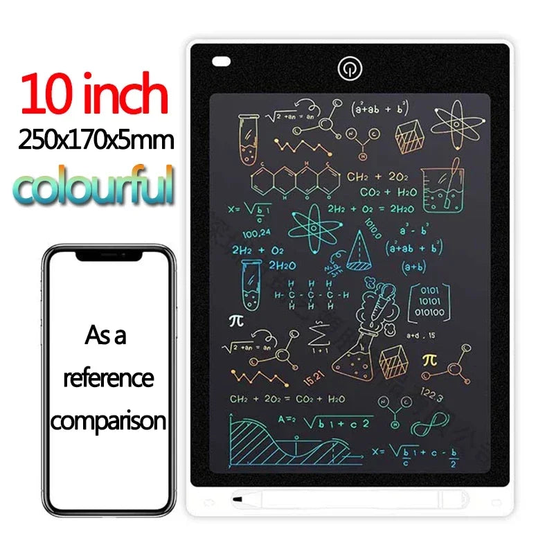 10/12-Inch LCD Writing Tablet – Graffiti Sketchpad and Magic Drawing Board for Kids, Handwriting Blackboard Toy Gift
