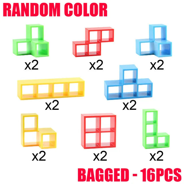 Balance Stacking Board Game – Tower Block Puzzle Toy for Kids and Adults, Family Party Game