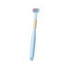Comfortable 3 Heads Toothbrush Triple-Angle Design for Complete Oral Care – Soft Bristles for Children & Adults