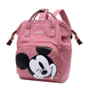 Disney Mickey Mouse Backpack – Cartoon Diaper Bag, Large Capacity Storage Bag for Mother & Baby, Schoolbag for Boys & Girls - Kidzy Market