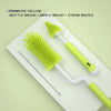 Silicone Bottle Cleaning Brush Set, Baby Pacifier & Straw Scrubber, 360 Degree Glass Cup Washing & Kitchen Cleaning Tool