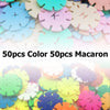 60/100/200PCS Snowflake Building Blocks – Puzzle Plastic Educational Toy for Kids, Early Education Gift in 2 Colors