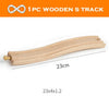 1-Piece Wooden Train Track Accessory – Compatible Railway Piece for Kids Wooden Train Sets, Educational Toy