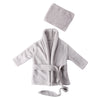 Baby Photography Props Baby Hooded Robe with Belt Bathrobes Bath Towel Cucumber Slipper Set Creative Photo Outfit for 0-3 Months