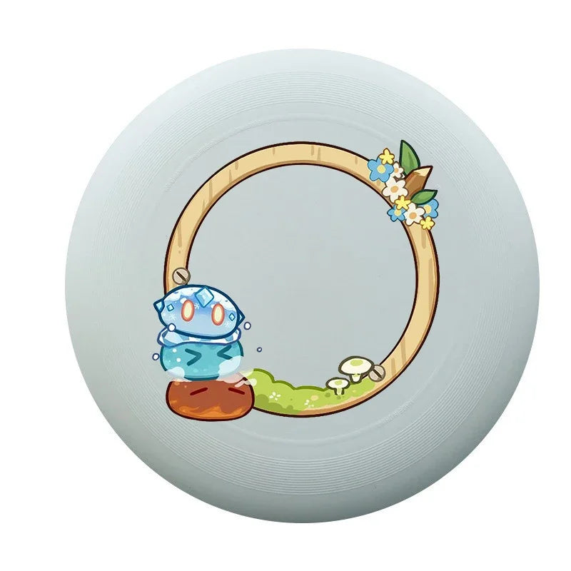 Flying Disc Frisbee Flying Saucer — 20 cm (7.9 in) & 27.5 cm (10.8 in) Portable Outdoor Throwing Toy for Kids & Adults