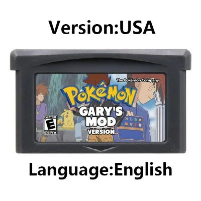 GBA Game Cartridge (32-bit, Pokemon Series, Odyssey Cloud White, FireRed & Silver Rival Rom Hack)
