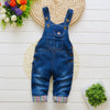 IENENS Toddler Denim Overalls – Soft Baby Jeans Jumpsuit for Boys & Girls (1-4 Years, Spring & Autumn)