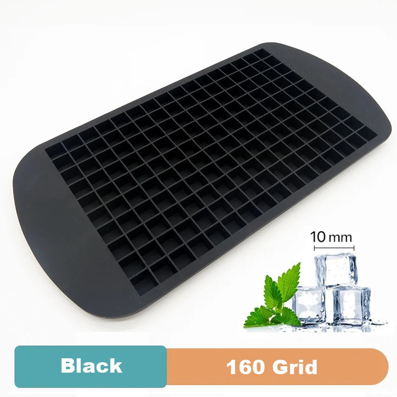 Silicone Ice Cube Tray - 4/6/8/15/160 Grid Square Mold