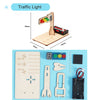 DIY Wooden STEM Kit for Teens - Buildable Dinosaur & Car Model Educational Science Puzzle (Ages 14+)