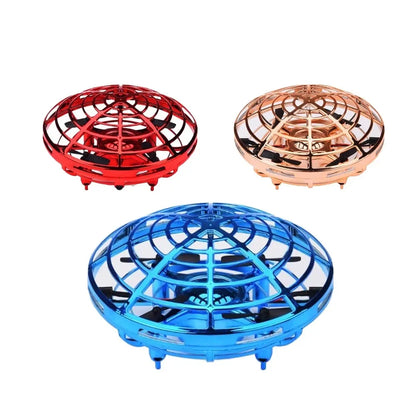Mini Induction RC Quadcopter – Flying Helicopter Magic Hand UFO Ball Toy for Kids