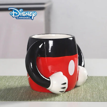Disney Mickey & Minnie Ceramic Mug — Cartoon Pen Holder & Kids Drinking Cup, Desk Organizer Gift