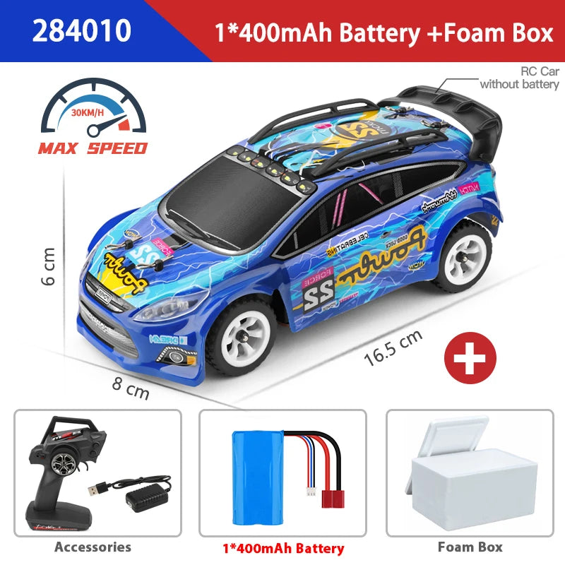 WLtoys 1:28 Mini RC Car with 30km/h Speed and 4WD Remote Control Drift