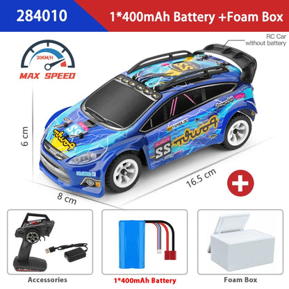 WLtoys 1:28 Mini RC Car with 30km/h Speed and 4WD Remote Control Drift