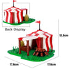 Medieval Building Blocks Playset - Viking Warriors Camp, Pirate Ship & Castle Wall (Compatible with Major Brick Brands)