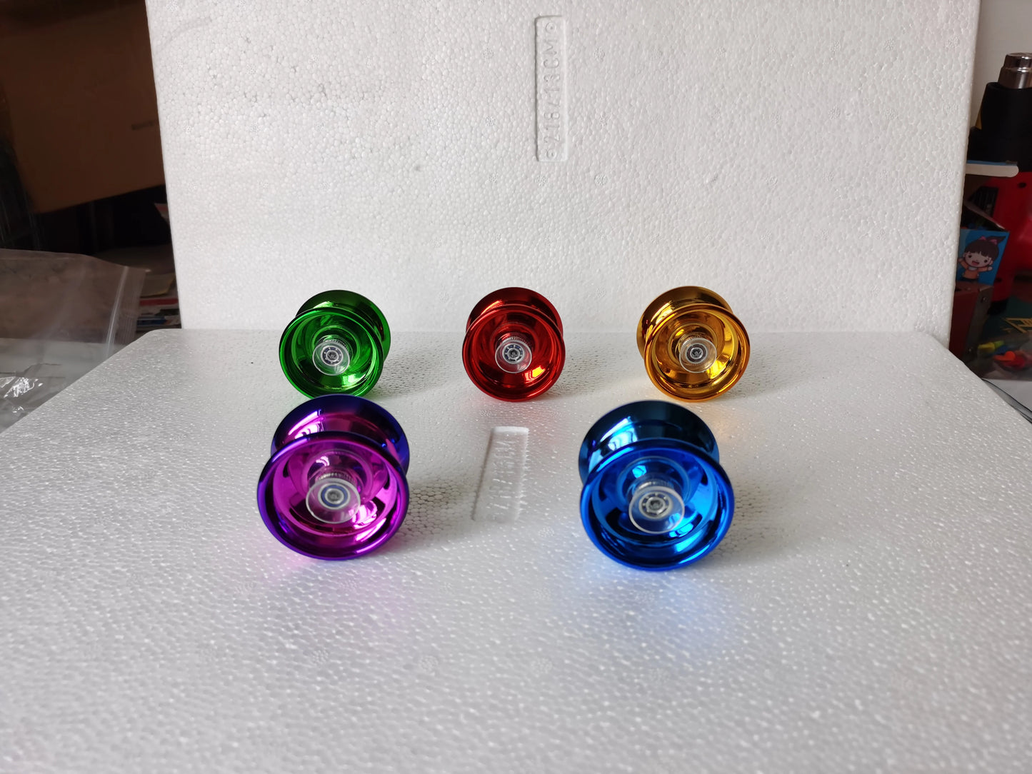 Professional Aluminum Metal Yoyo Ball - Competitive Yo-Yo for Beginners, Kids, and Adults with Accessories