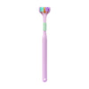 Comfortable 3 Heads Toothbrush Triple-Angle Design for Complete Oral Care – Soft Bristles for Children & Adults