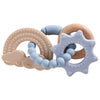 1pc Silicone Teether - Food Grade Baby 0-12 Months, Teething Ring Sensory Toy for Toddlers, Silicone Animal Soothing Accessories