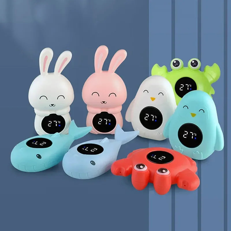 Digital Baby Bath Thermometer – Floating LED Water Temperature Meter With Cartoon Design