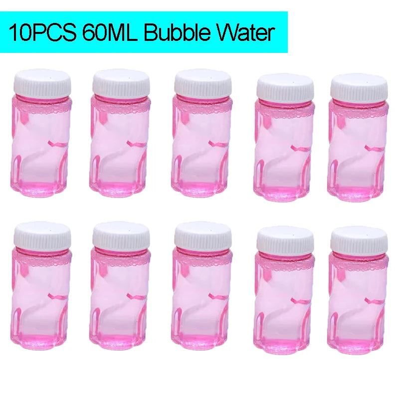 40/69-Hole Bubble Machine for Kids & Adults — Portable Battery-Powered Bubble Gun & Soap Blower, Ages 3+