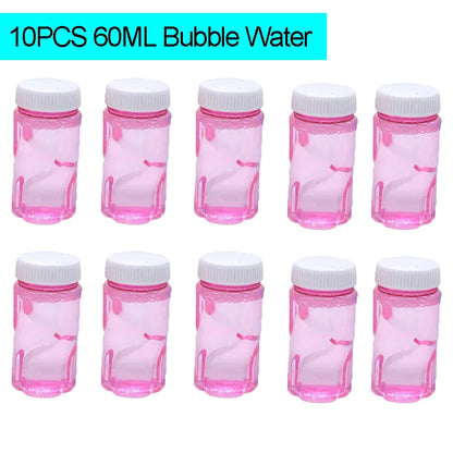 40/69-Hole Bubble Machine for Kids & Adults — Portable Battery-Powered Bubble Gun & Soap Blower, Ages 3+