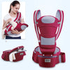 Ergonomic Newborn & Infant Hipseat Baby Carrier Sling — Front & Back Facing Travel Kangaroo Wrap