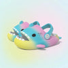 Crestar Girls’ & Boys’ Shark Pattern Slippers – Cute Cartoon Home Slippers, Non-Slip Soft Sandals, Kids’ Outdoor Beach Slides