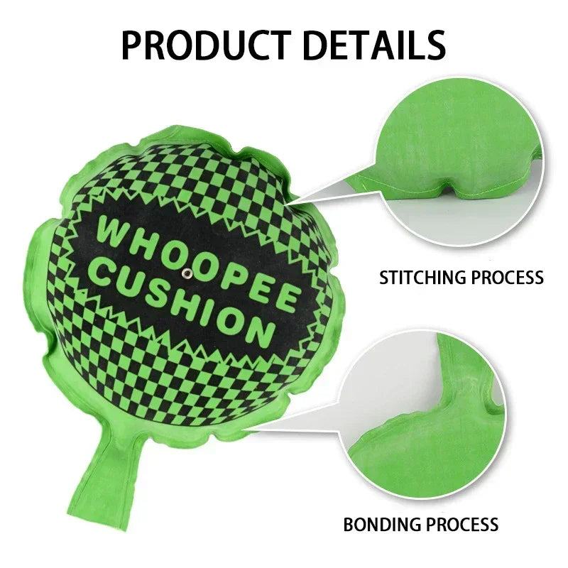 Whoopee Cushion Fart Pad – Classic Rubber Prank Toy for Kids & Adults (Sizes: 9×12 / 15×19 / 19×24 cm | 3.5×4.7 / 5.9×7.5 / 7.5×9.5 in)