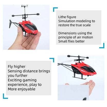 Rechargeable Mini RC Drone – Fall-Resistant Remote Control Helicopter Toy for Kids