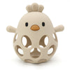 1Pcs Baby Teether Gloves - Cartoon Chick Shape Silicone Teether Toy, Dental Care for Gums, Anti-Eating Hand Molar, Baby Accessory