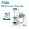 60-200X Pocket Microscope for Kids with LED Light - Portable Handheld Mini STEM Science Microscope