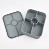 Food Grade Silicone 5-Grid Lunch Box & Bento Box – Microwave & Freezer Safe, Leakproof Lunch & Snack Storage with Lid for School, Work, and Travel