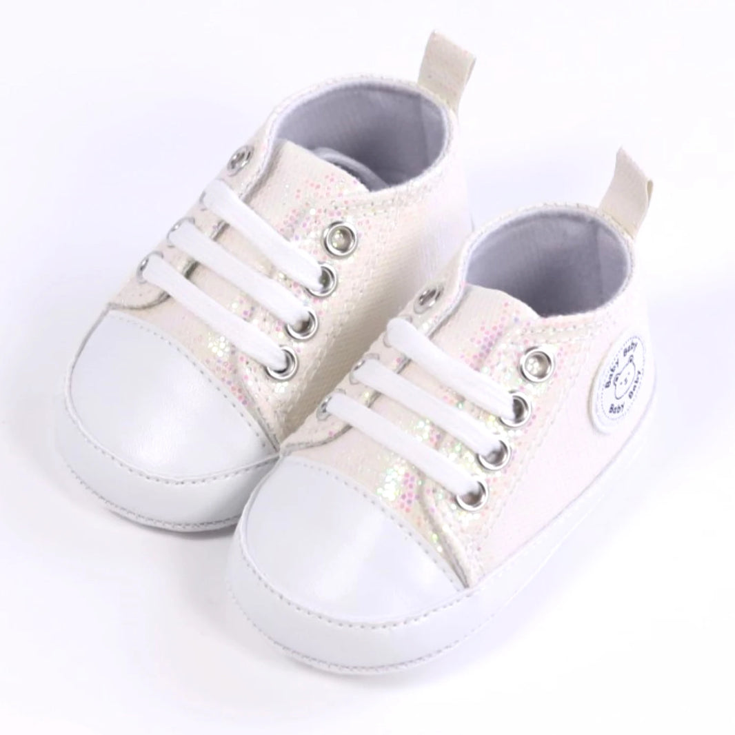 Trendy Sequin Sneakers for Baby Boys – Lightweight Non-Slip Shoes for Indoor & Outdoor Walking
