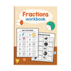 Montessori Fractions Workbook — Grade 3-4 Primary Math Practice & Cognitive Training