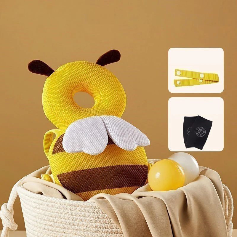 AIBEDILA Baby Head Protector Safety Pad Cushion Back Prevent Injured Elf Lion 1-3T Toddler Security Pillows Protective Headgear