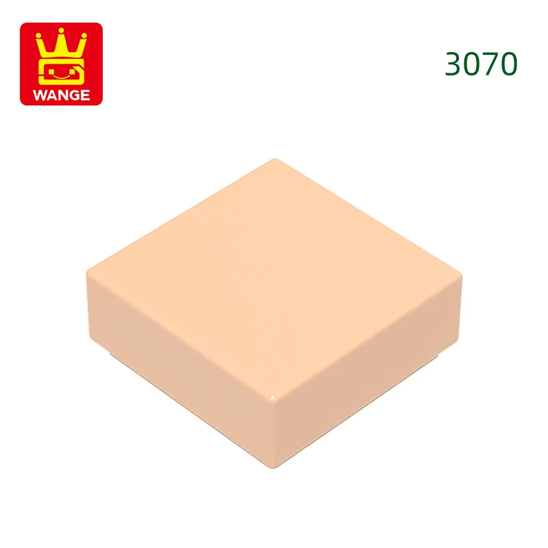 Wange 666PCS Wooden MOC Loose Parts – 1x1 Light Area Building Blocks, DIY Toy Assembly Set for Children, Compatible with Bricks, Gift with Storage Box