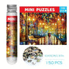 150pcs Test Tube Puzzle, Strolling in the Rain Mini Travel Puzzle, Christmas Gift, Paris Tower, New Year Decoration