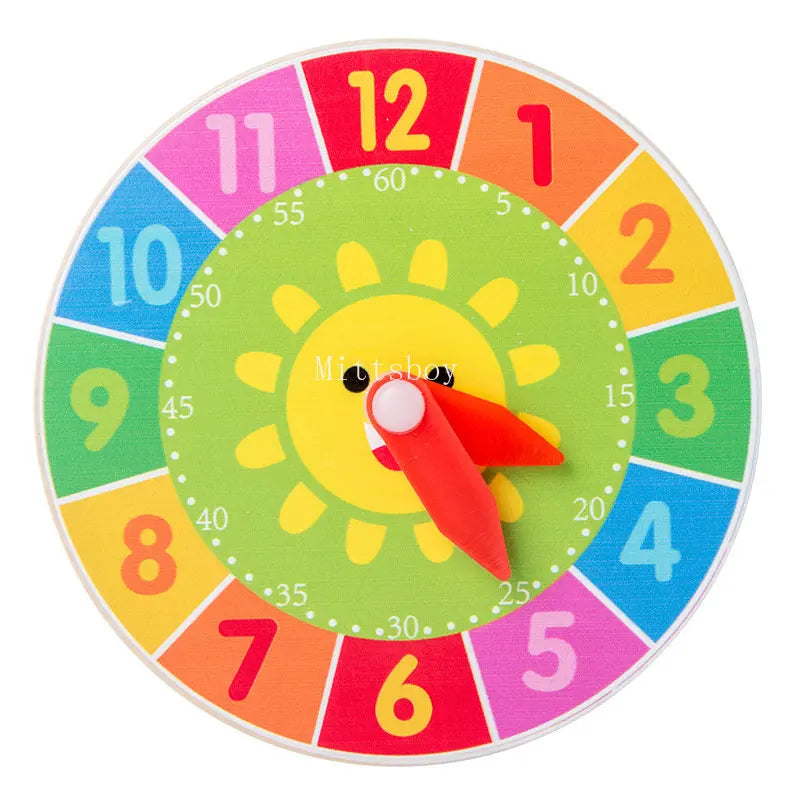 Baby Montessori Wooden Busy Board – Animal, Guinea Pig, Dinosaur, Clock, and Pattern Pairing Educational Toy for Children Gift
