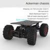 4-8KG Load 4WD Ackerman Robot Car Chassis, Encoder Motor, Front Wheel Servo MG996 Steering, Programmable RC Tank Robot Kit