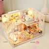 3D Wooden Mini Dollhouse Kit with Furniture – DIY Handmade Miniature House Puzzle for Ages 14+