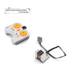 Electric Motor Set for RC Car – Battery Box, Switch, and LED Light Power Functions for MOC Building Blocks