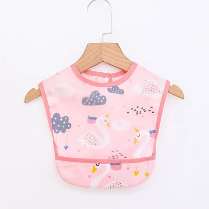 Waterproof Long-Sleeve Baby Smock – Art Apron & Feeding Bib with Pocket for Toddlers & Infants (Boys & Girls) - Kidzy Market