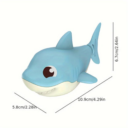 Cartoon Shark Baby Bath Toy – Wind-Up Water Play Toy for Summer