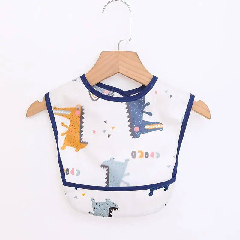 Waterproof Long-Sleeve Baby Smock – Art Apron & Feeding Bib with Pocket for Toddlers & Infants (Boys & Girls) - Kidzy Market