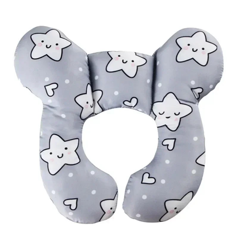 Baby U-Shape Headrest Pillow – Travel Car Seat Neck Support Cushion for Newborns and Toddlers (0-3 Years)