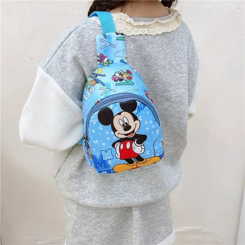 Children’s Fashion Shoulder Bag - Mickey Minnie Daisy Kids Chest Bag for Boys and Girls, Kindergarten Backpack - Kidzy Market