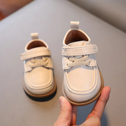 Baby Boy Shoes – Spring Autumn Toddler Oxfords, Soft PU Leather First Walkers for Newborns, Party & Wedding Shoes