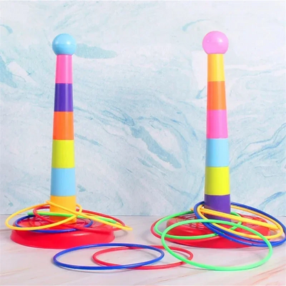 Children’s Throw Circle Game – Stacked Toy for Indoor & Outdoor Fun, Parent-Child Interactive Early Education Gift